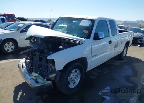 2002 Chevrolet Silverado 1500 Ls из США, поврежденный, VIN 2GCEC19T021274290